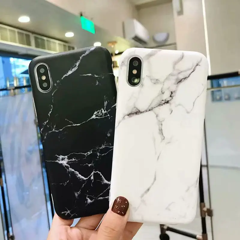 

Marble pattern silicone soft tpu phone case For iphone Xs Max XR X Ultra-thin Cover For iphone 6s 6 7 8 Plus All-inclusive shell