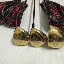 3 шт. Maruman Величества Prestigio9 леса гольфовая клюшка "Вуд" Для женщин клюшки для гольфа драйвер+ проход древесина леди графитный вал с головных уборов