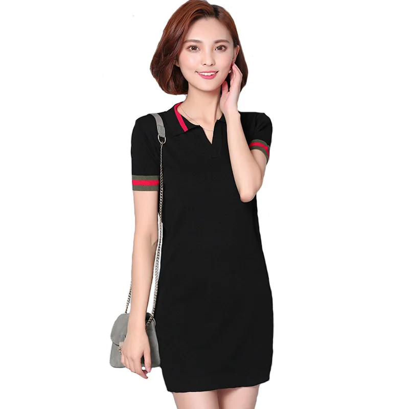 black dress with peplum waist