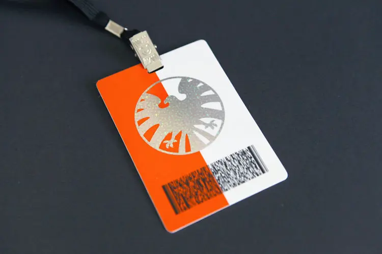 Agents of S.H.I.E.L.D. Shield Secret base ID card Laser Passport With Lanyard