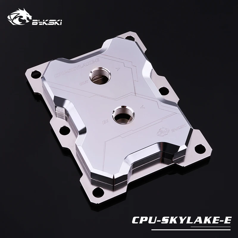 

CPU-SKYLAKE-E BYKSKI CPU Water cooling Block for Intel skylake-e pc cpu cooler heat sink cpu radiator All Metal