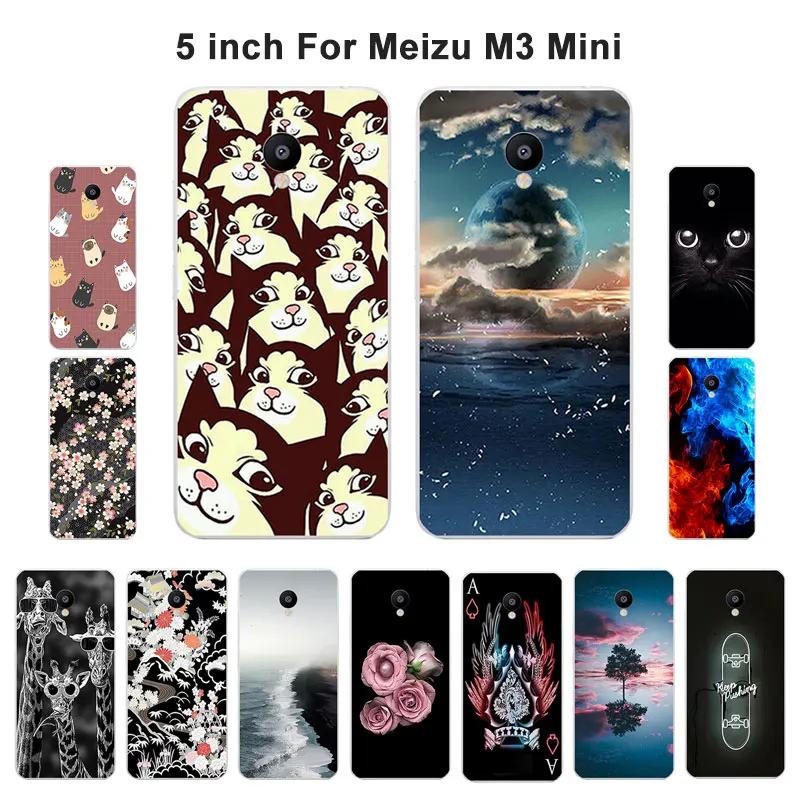 Для Meizu M3/Meizu M3 Mini силиконовый чехол для M3S/Meizu M3S Blaze Painted Shell TPU мягкий телефона s |