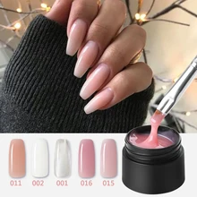 MSHARE УФ гель для наращивания ногтей камуфляж Прозрачный телесный акриловый поли гель Быстрое расширение полигель расширенные ногти француз...(China)