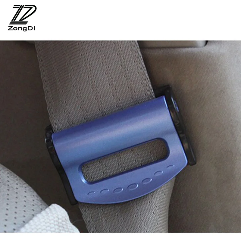 

ZD 2X Car Safety Belt Clip Seat belt holder for Peugeot 3008 308 207 407 Nissan Juke X-Trail Hyundai I30 Ix35 Accent Creta 2017