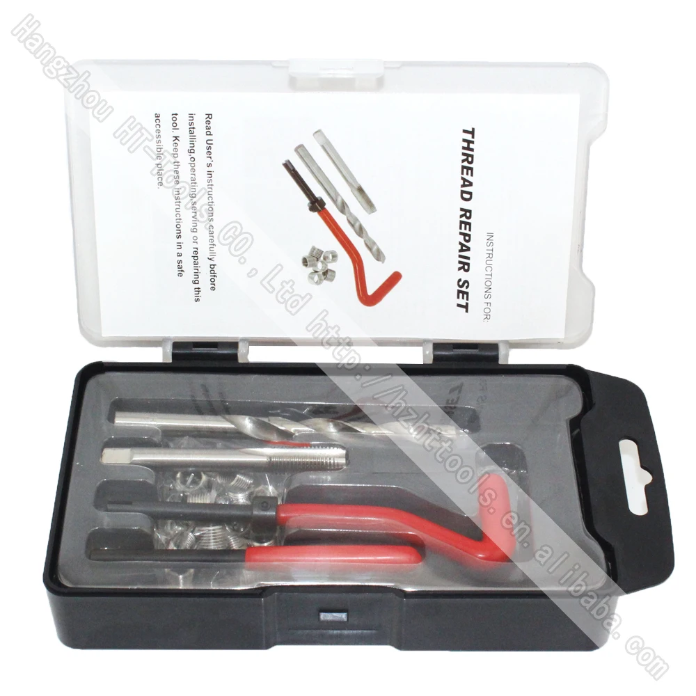 

15CS Thread Repair Tool Kit Set Auto Car Tool Helical Coil Set M10*1