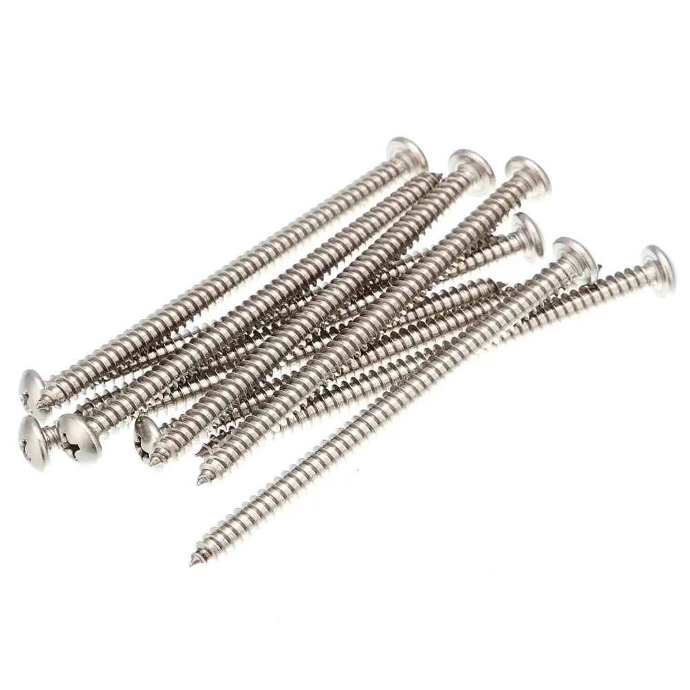 50 Pcs M5 Selftapping 80 Mm 304 Stainless Steel Selftapping Screws