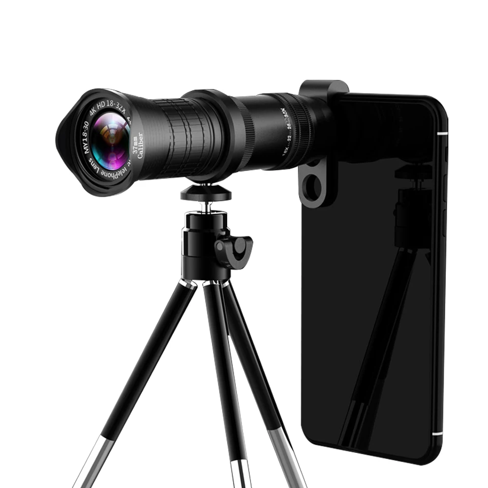 

HD Mobile Phone Telescope 4K 18-30x Zoom Telephoto Lens External Smartphone Camera Lenses Hiking For IPhone Sumsung huawei