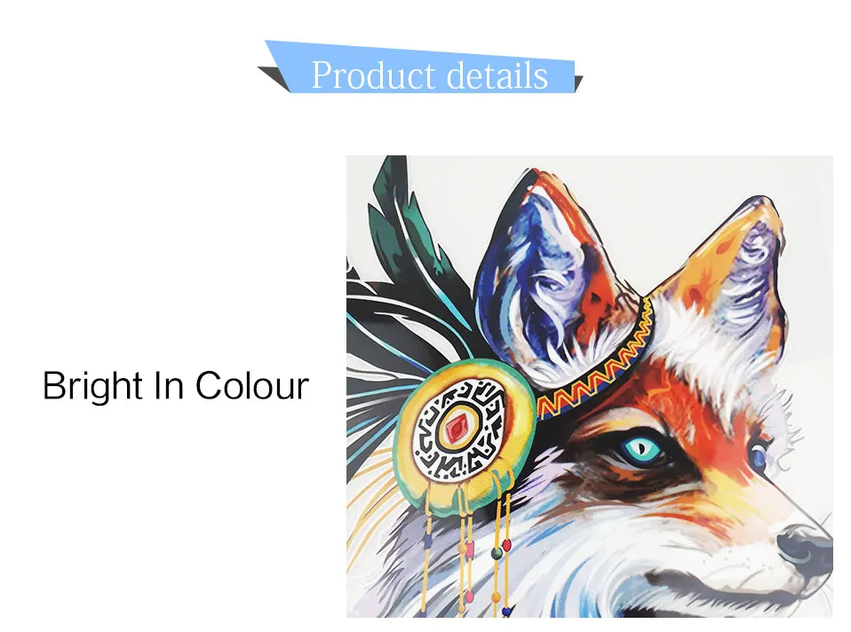 Horse Fox Patches For Clothes Heat Transfers Cartoon Iron On Patches Washable Animal Patches Stickers For Parent-childs (5)
