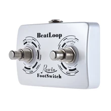 Rowin BeatLoop, двойной ножной переключатель, педаль для гитары, педаль для Rowin BEAT, петля для записи, педаль эффектов с кабелем 6,35 мм