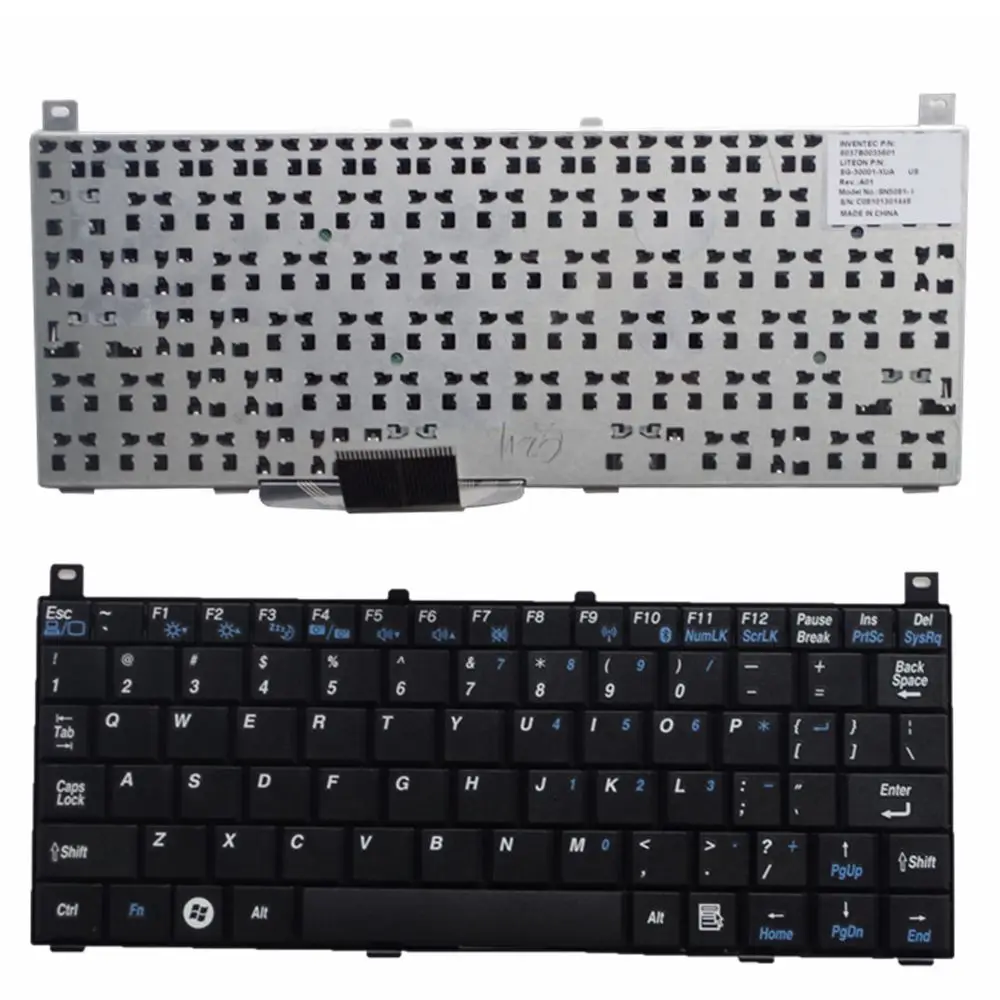 Клавиатура GZEELE для ноутбука Toshiba Mini NB100 NB105 NB101 NB100-11B NB100-11J NB100-12S черная версия США