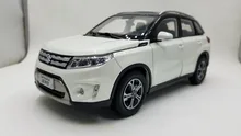 1:18 Diecast Model for Suzuki Vitara 2016 White SUV Alloy Toy Car Miniature Collection Gifts Gran 1:18 Diecast Model for Suzuki Vitara 2016 White SUV Alloy Toy Car Miniature Collection Gifts Gran