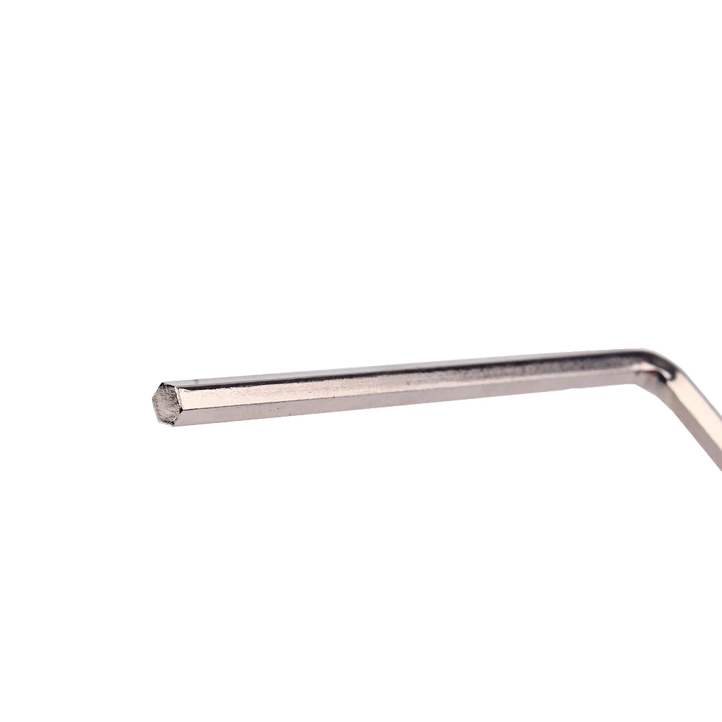Tooyful Practical Stainless Steel Hexagonal Ball End Guitar Bass Neck Truss Rod Wrench Spanner
