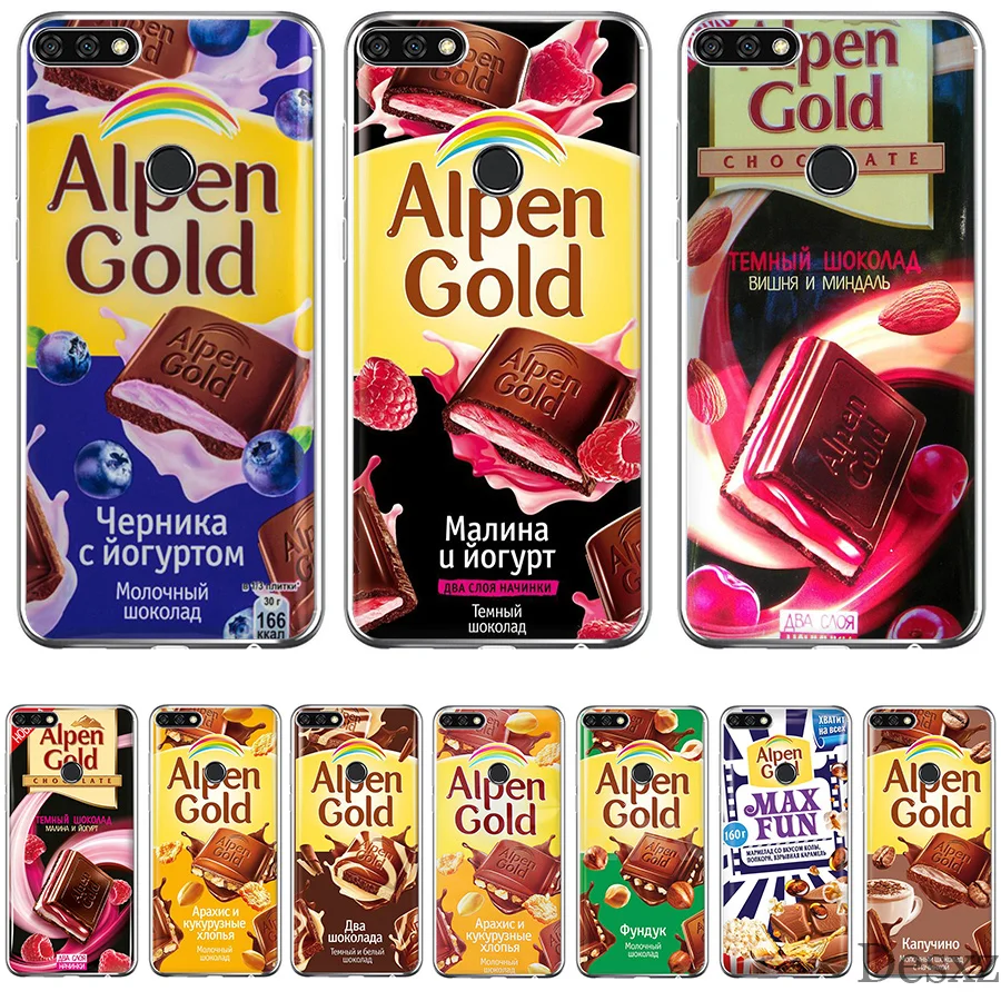 

Desxz Chocolate Case Cover For Huawei Honor Note 6A 6C 7A Pro 7C 7X 8X 9 10 Lite Note 10 8C Play Shell Protection