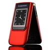 Pantalla táctil del teléfono móvil con tapa, dual SIM, pantalla dual, FM, reproductor MP3, SOS, teclado ruso, barato, GSM, E9 ► Foto 1/6