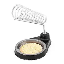 Настольная металлическая подставка для паяльника w круглая губка в виде дельфина