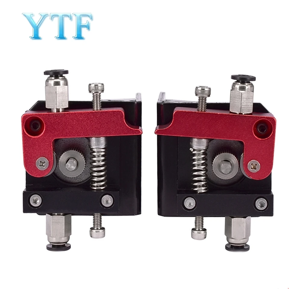 

3D printer parts MK8 Aluminum Alloy Remote Extruder Left Right Arm Part for 1.75mm Strand Extrusion Printers Parts Red