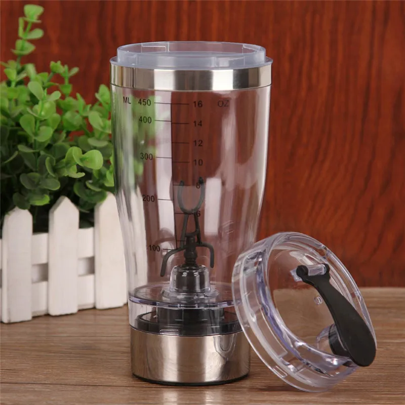 Automatic Electric Shaker Vortex Mixer Water Smart Blender 450ML Hot with USB Cable Automatic