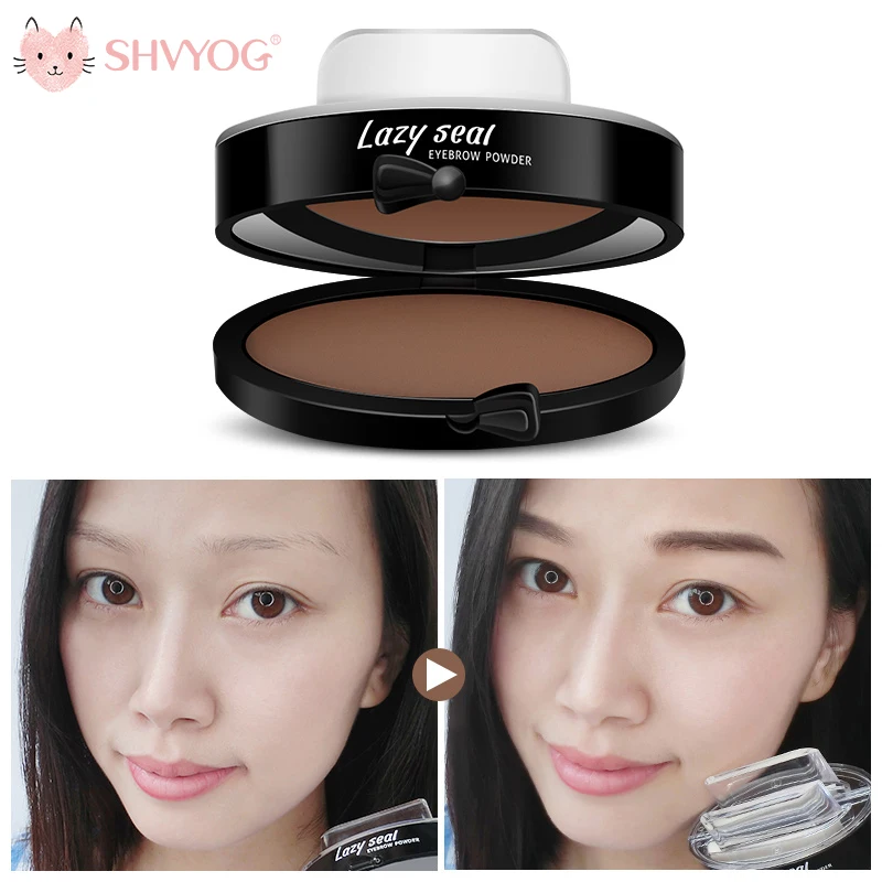 

SHVYOG Waterproof Eyebrow Stamp Quick Eyebrow-Stamp Tools Smudge-Proof Seal Make Up Tool 6G Cosmetics Natural Eye Brow Tattoo