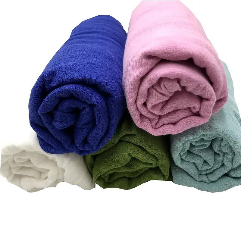 Ins/Лидер продаж; однотонное очень мягкое муслиновое детское одеяло из хлопка с активной печатью; одеяла для пеленания новорожденных