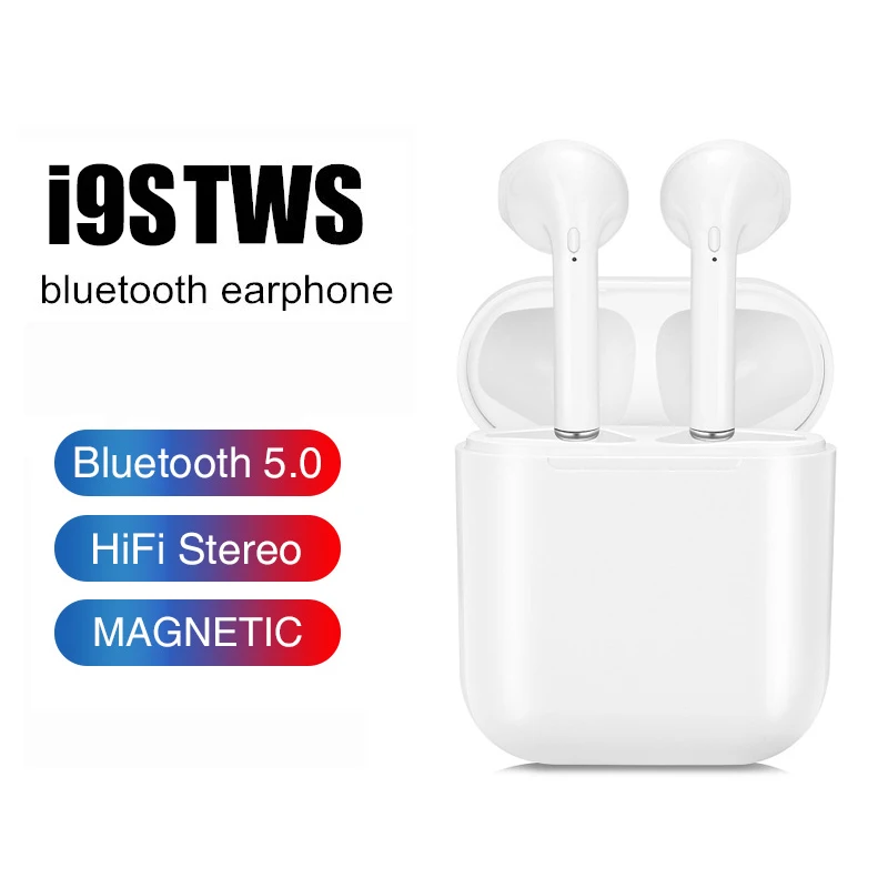 

i9s TWS Wireless Earphone Bluetooth 5.0 Headphones PK i10 i60 i12 i120 TWS Earbuds Stereo Headset for iPhone XS Max 7 8 Plus MIC