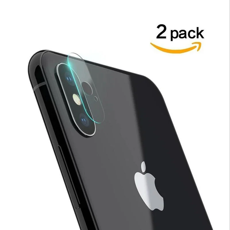 2PCS Tempered Glass Camera Lens Protective Film for Iphone