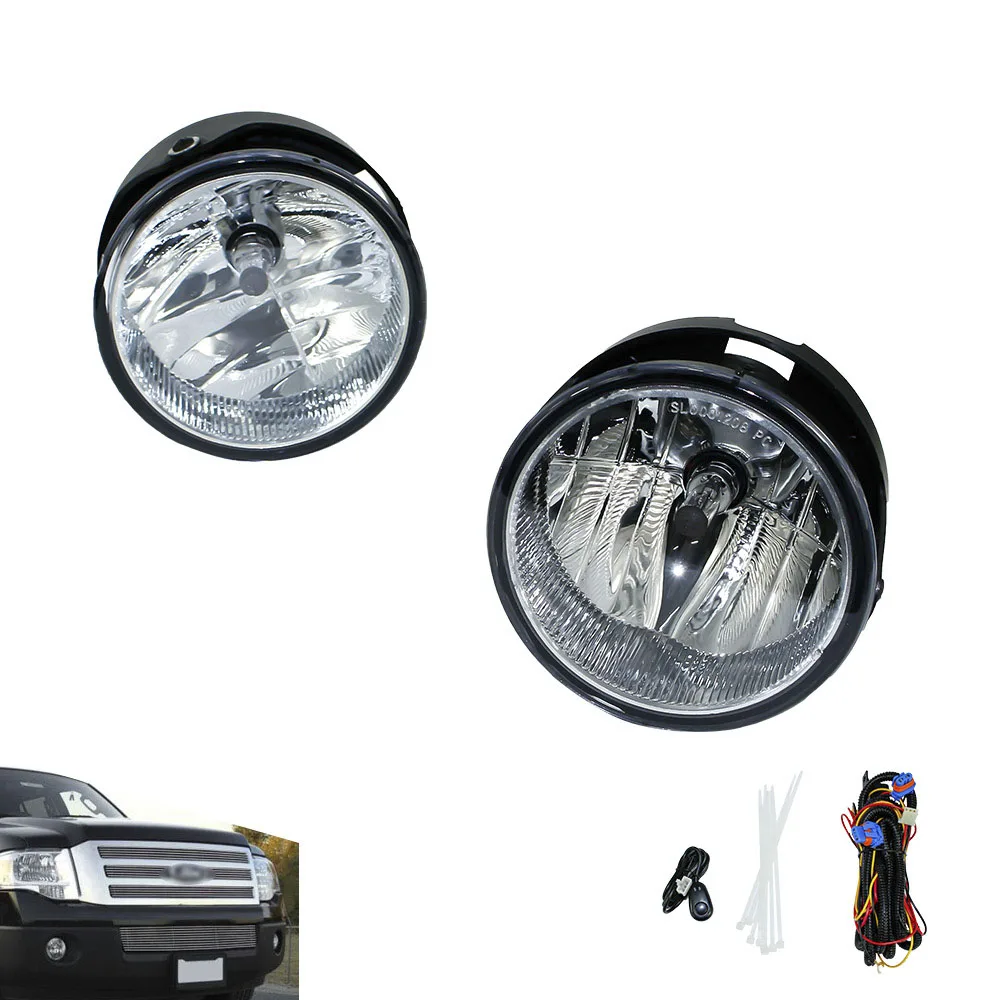 Fog light for 2008-2014 FORD EXPEDITION/2008-2011 RANGER fog lamps Clear Lens Bumper Fog Lights Driving Lamps YC100929-CL