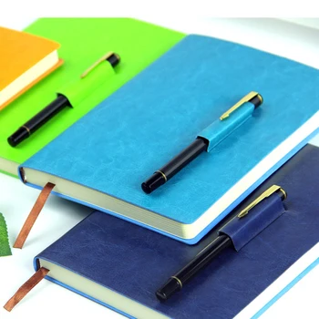 

A5 Leather Notebook Business Office Bullet Journal Notepad Office Schedule Diary Stationery Customize Logo C20 D30