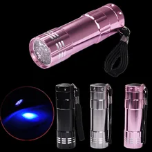 KESMALL 1 шт. мини 9 светодиодный сушка ногтей; уход светодиодный лампа для сушки гель-лака фонарик для УФ-гель для ногтей Сушилка для ногтей CO726