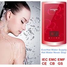 Online Instant Water Heater Electricity Saving Tankless Bathroom Hot Shower Kitchen Sink Wash Faucet Basin Induction Pot Boiler