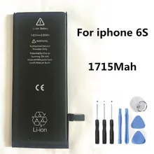 Для iphone 6s аккумулятор 1715 mah Сменный аккумулятор для iphone 6s с набором инструментов для ремонта