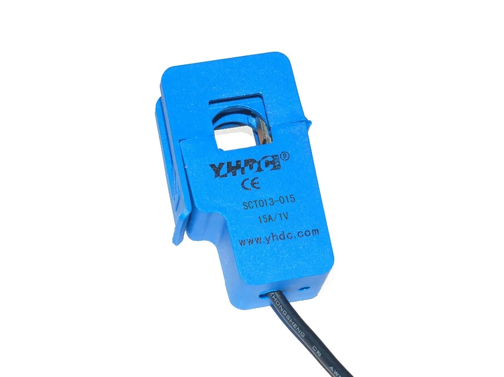 

Free shipping SCT013 15A/1V Split Core Current Sensor AC Current clamp