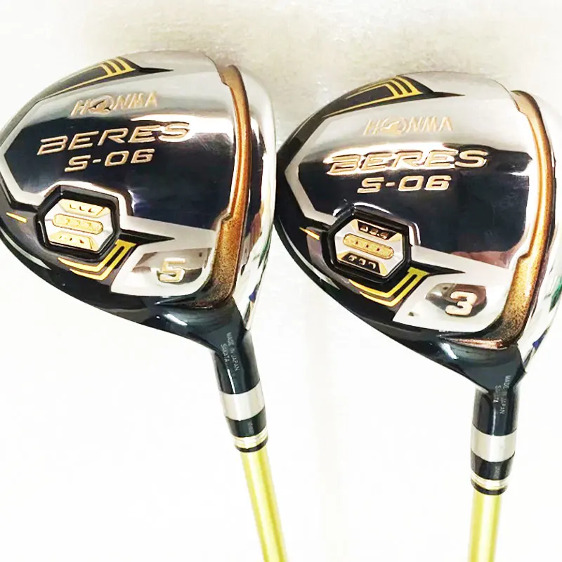 Cooyute جديد نوادي الجولف هونما S-06 الممرات الخشب نوادي U19 lolft نوادي الغولف الجرافيت رمح R أو S فليكس الغولف رمح شحن مجاني