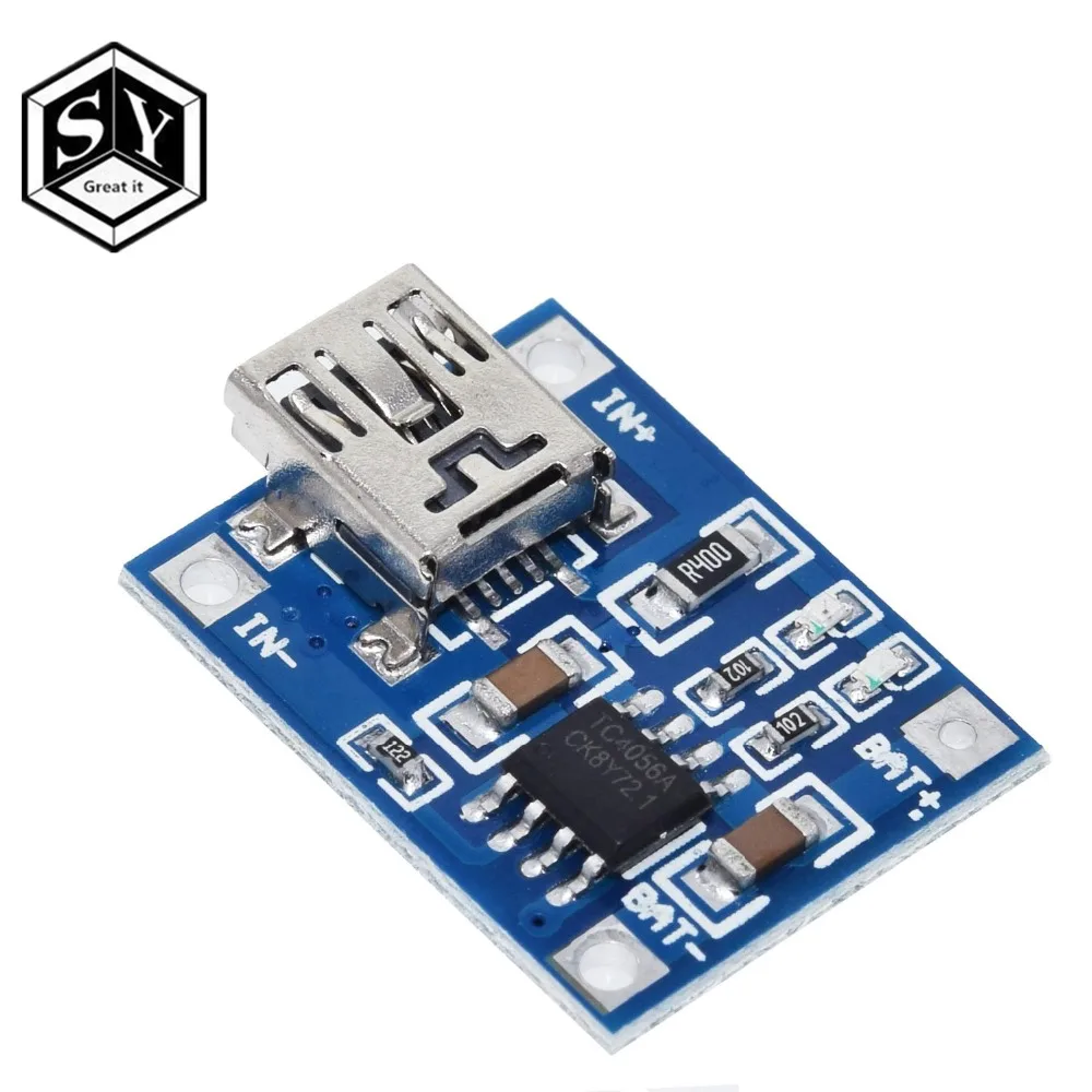 Type c/Micro USB 5 В 1A 18650 TP4056 модуль зарядного устройства литиевой батареи зарядная