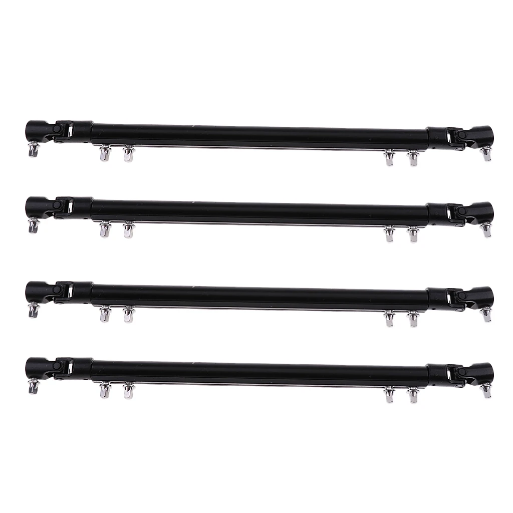 4pcs Double Bass Kick Drum Pedal Link Linkage Connecting Bar Driveshaft Rod Drum Percussion Instruments Replacement Parts Access