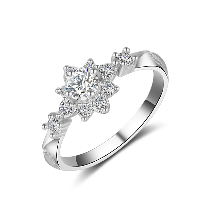 

Casual 18K Gold Girl Star Diamond Ring Gold Zircon Engagement Party Star Fine Jewelry Diamond Big Ring for Valentine Lovers'
