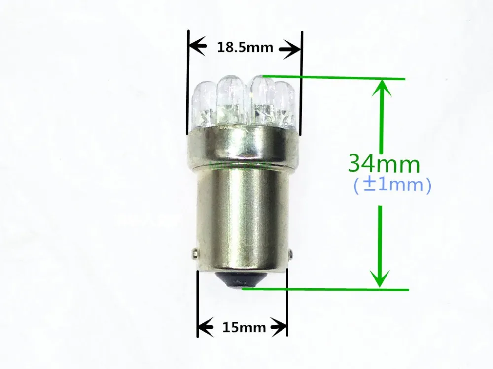 DC12v b15 светодиодный лампы голубого 24v Предупреждение Светильник лампы ba15s 36v Зеленый токарный станок с ЧПУ Светильник лампочка DC24v ba15s 36v B15 красный светодиодный 15 мм база