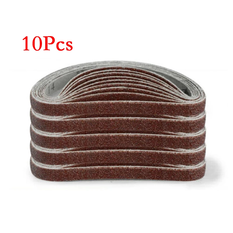 

330mm X 10mm Mixed Grit Abrasive Sanding Belts Metal Wood Polishing Sander Part