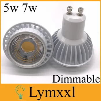 

Aluminum Dimmable Led Spotlights Gu10 Mr16 Led Spot Light 5w 7w Led Lamp Bulbs ac85-265v 12v 60angle CRI85 Warm Cold White UL CE