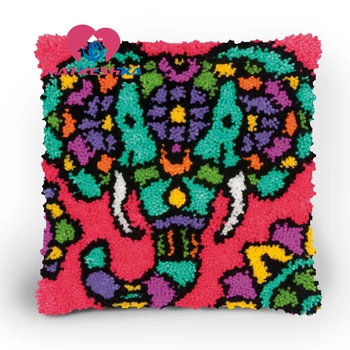 

carpet embroidery tapestry kits do it yourself latch hook pillow ladybugs for needlework carpet embroidery cushions home decor