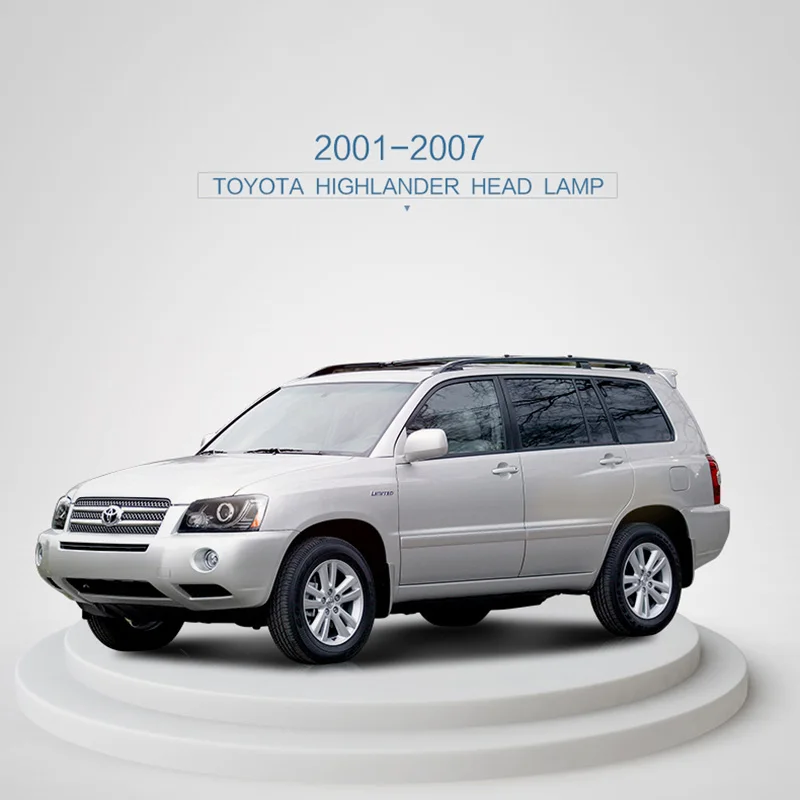 2001 2007 для Toyota USA версия Highlander автомобильный светильник s головной светодиодный DRL 2