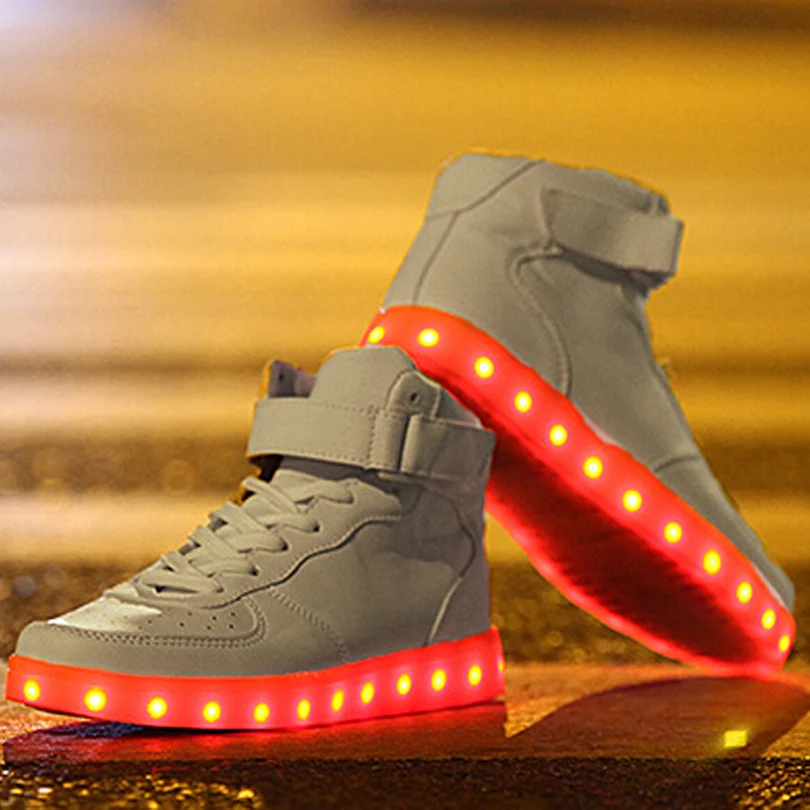 orange light up shoes