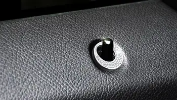 

For Mercedes Benz E260L GLA GLK200 GLA260 Rhinestone 4PCS Car Interior Door Lock Pin Pins knob Frame Cover Trim Car Styling