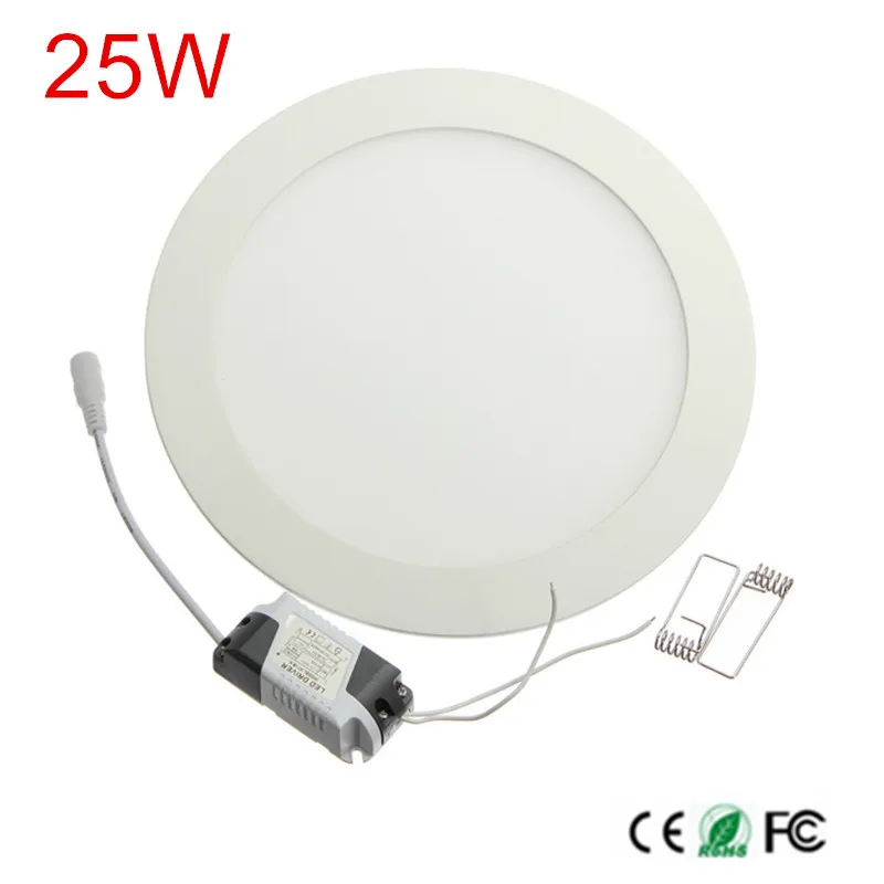 

Ultra Bright Recessed LED Downlight 3W 4W 6W 9W 12W 15W 25W led ceiling grid downlight slim panel light AC85-265V Drive Include