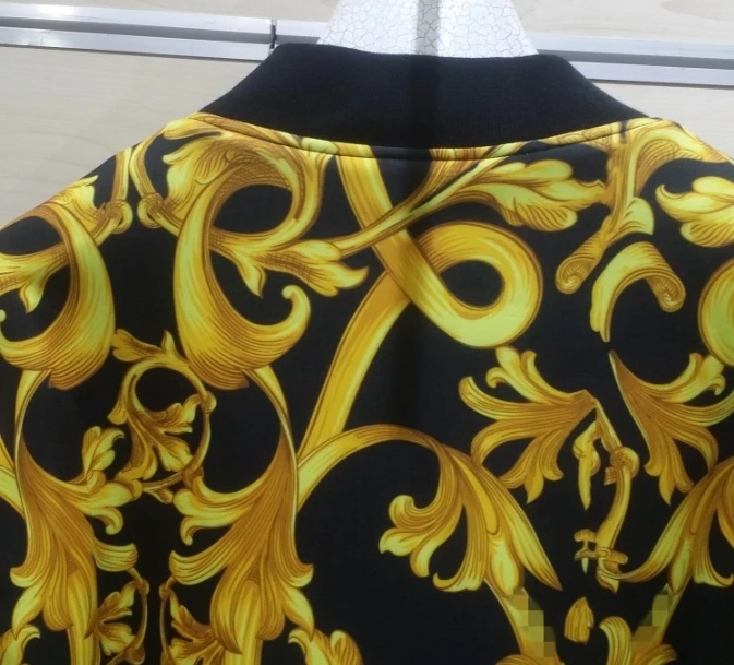 2019 Весна 19ss новые модные поступления золотой роскошный цветочный Королевский