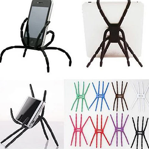 1Pc Creative Universal Spider Mobile Phone Holder Stent Stable Cell Phone Holderin Mobile Phone