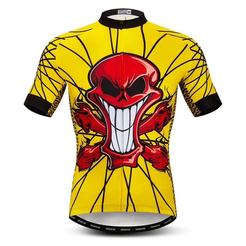 Weimostar Мужская велосипедная Джерси летняя одежда для велопрогулок, Дышащая mtb футболка для езды на велосипеде быстросохнущая одежда для велоспорта Майо - Цвет: Color 1