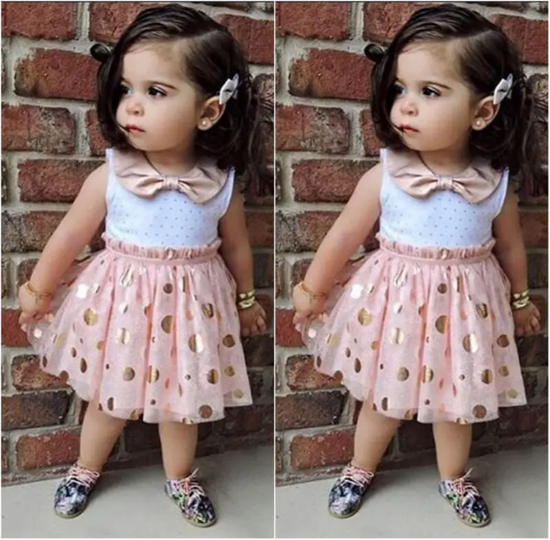 

Cute Baby Girls Dress Kids clothes Princess Sequins Tulle Tutu Summer Dress for age 1-6Y