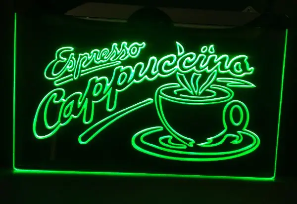 coffe logo 2 size beer bar pub club 3d signs led neon light sign home decor crafts | Дом и сад