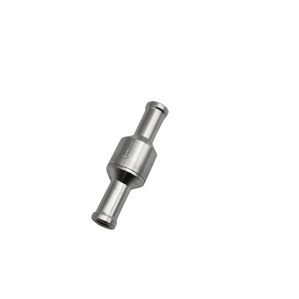 6-12 мм встроенный односторонний обратный клапан топливо/вода/газ/воздух/Вакуумный алюминий