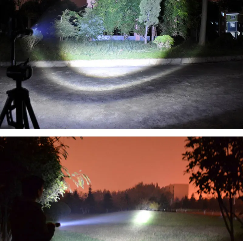 Ultra Bright Waterproof Hand Torch LED Flashlight CREE XML-T6 6000LM Zoomable Camping Hunting Lamp for Outdoor Bike Light 5 Mode (10)